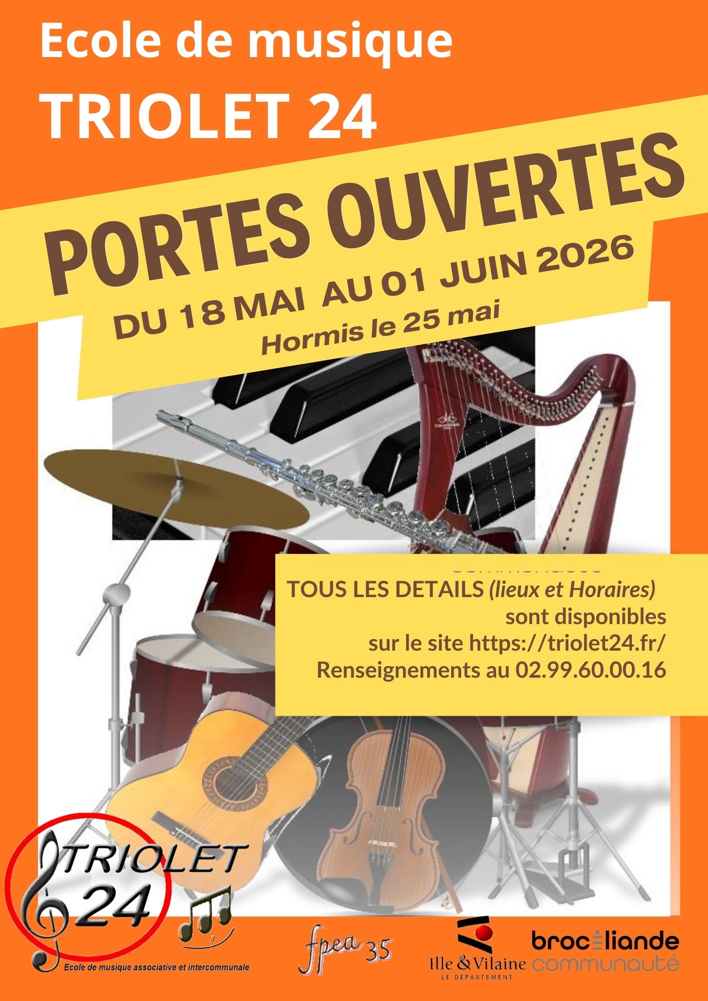 Portes ouvertes Ecole de musique TRIOLET 24
